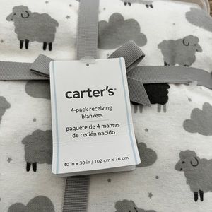 Carter’s 4 pack receiving blankets